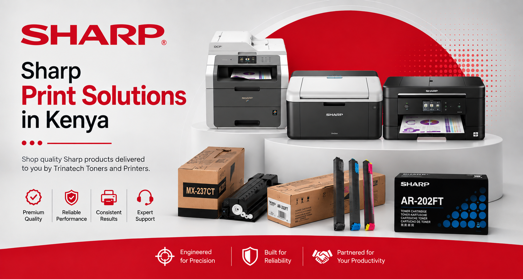 Sharp products available at Trinatech Kenya