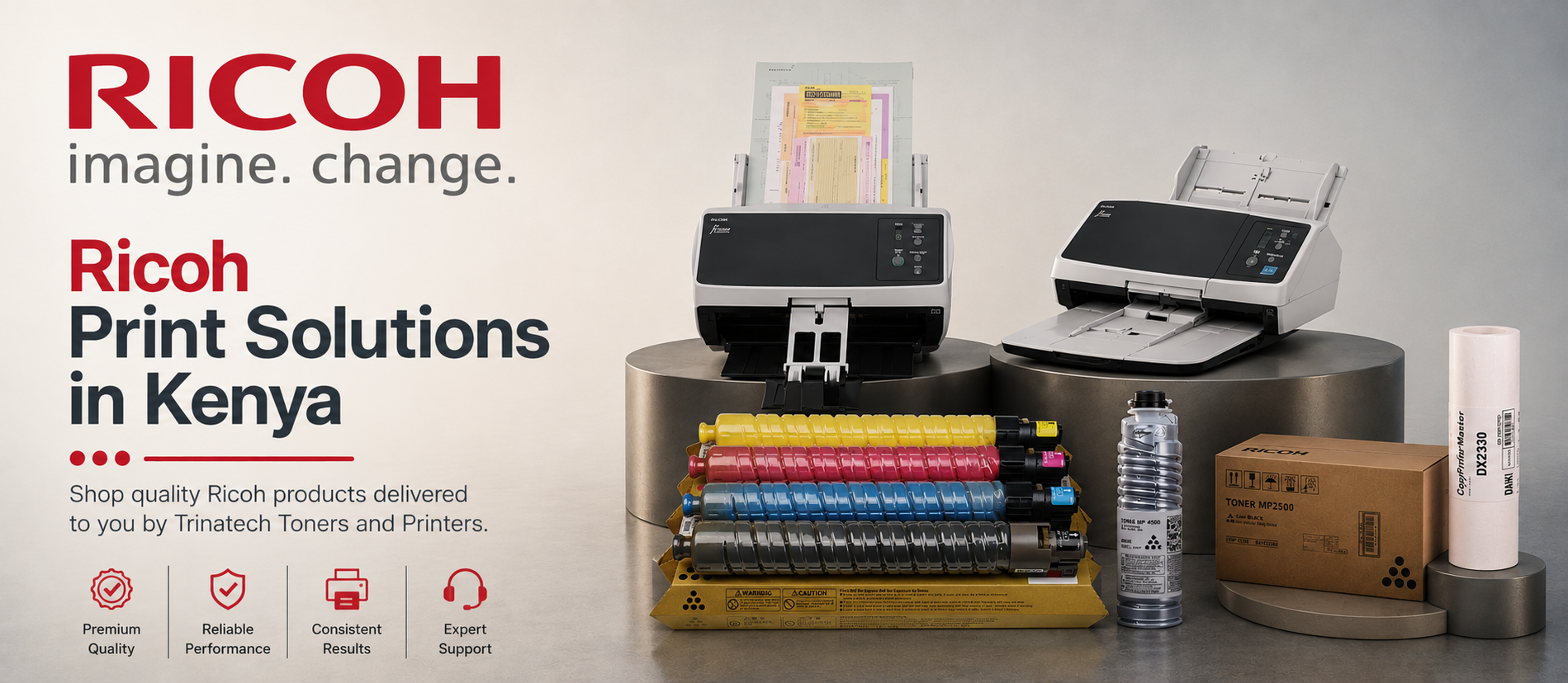 Ricoh products available at Trinatech Kenya
