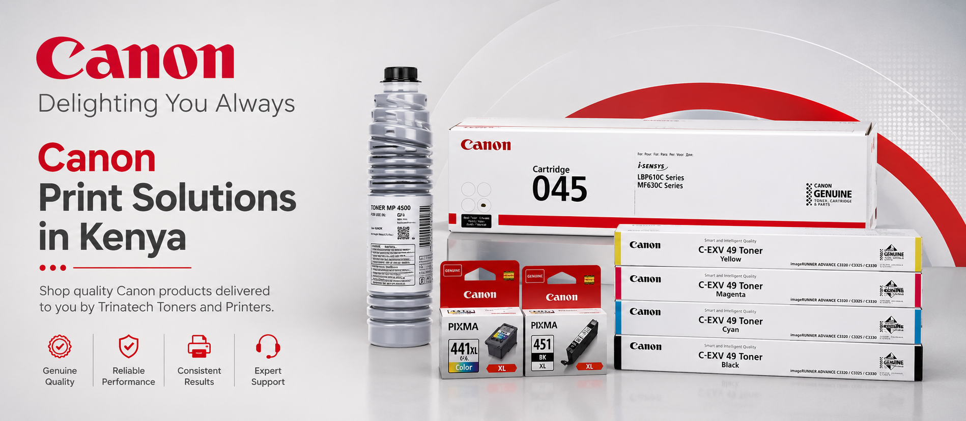 Canon products available at Trinatech Kenya