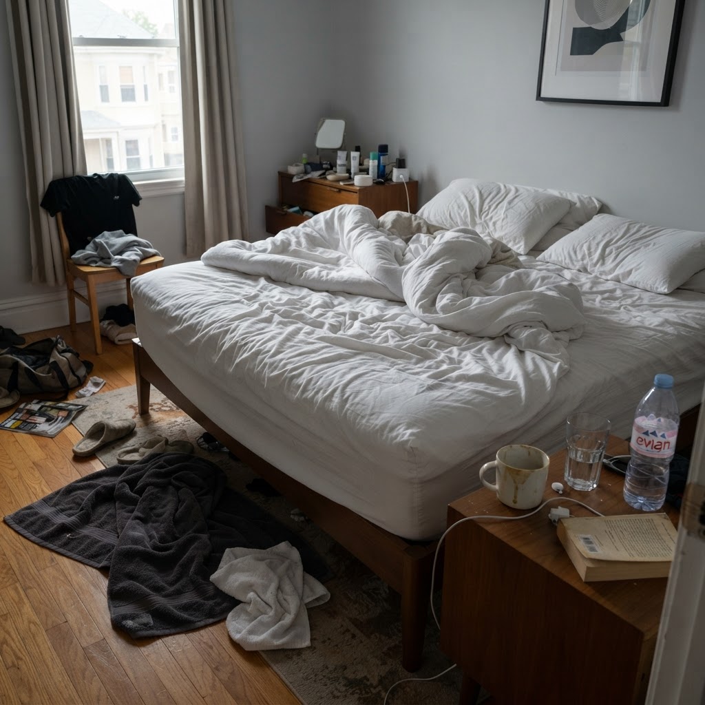 Before — A guest-checkout scramble turned into a hotel-grade arrival — same day.