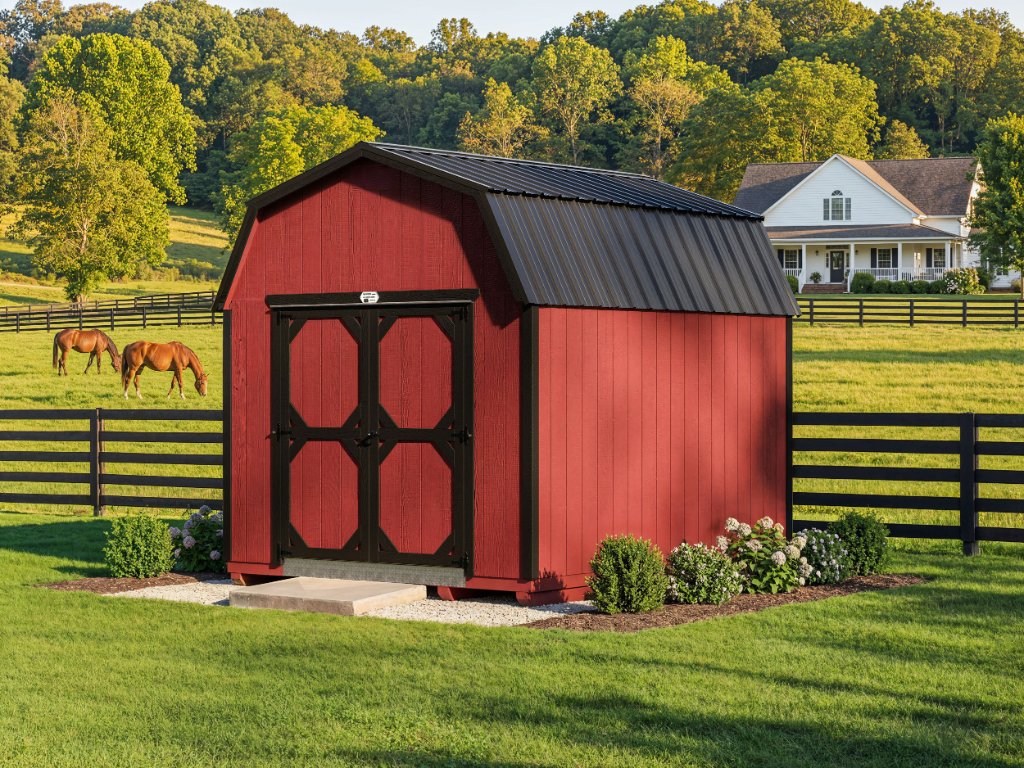 Lofted Barn Model – Red (10×12)