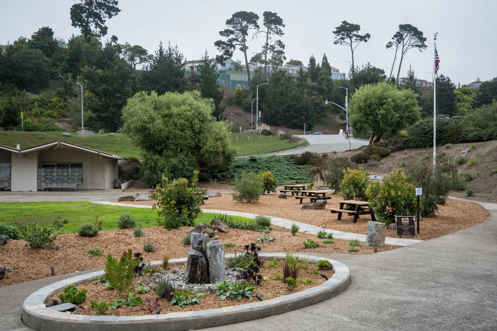 Outdoor park and grounds at Holy Trinity San Francisco