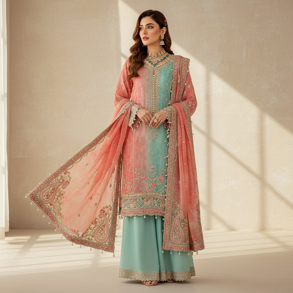 Chiffon Dupatta Collection – chiffon | Marium's Collection