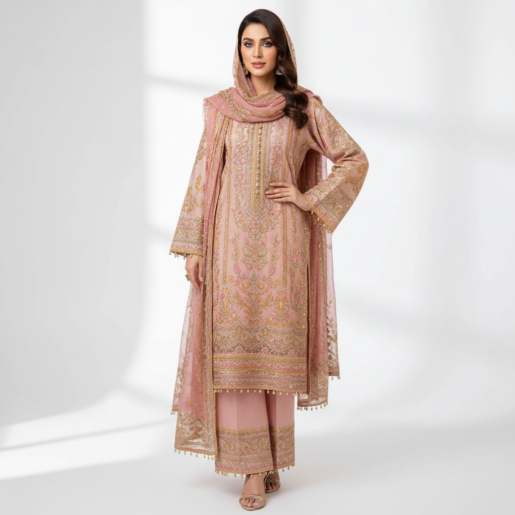 Zara Luxury Lawn 3PC – summer lawn | Marium's Collection
