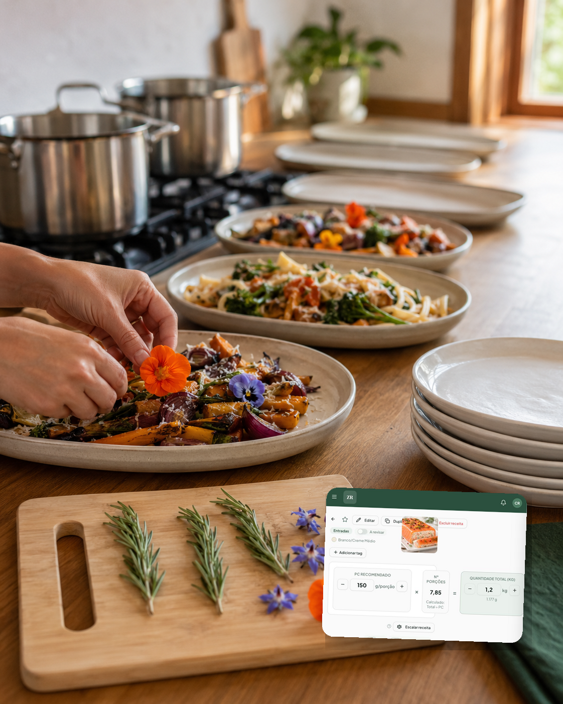 Planejamento para festas e eventos no Laboratório de Cozinha