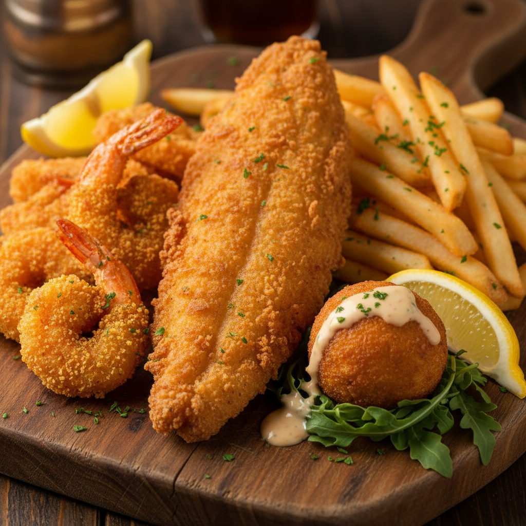Cajun Seafood Platter