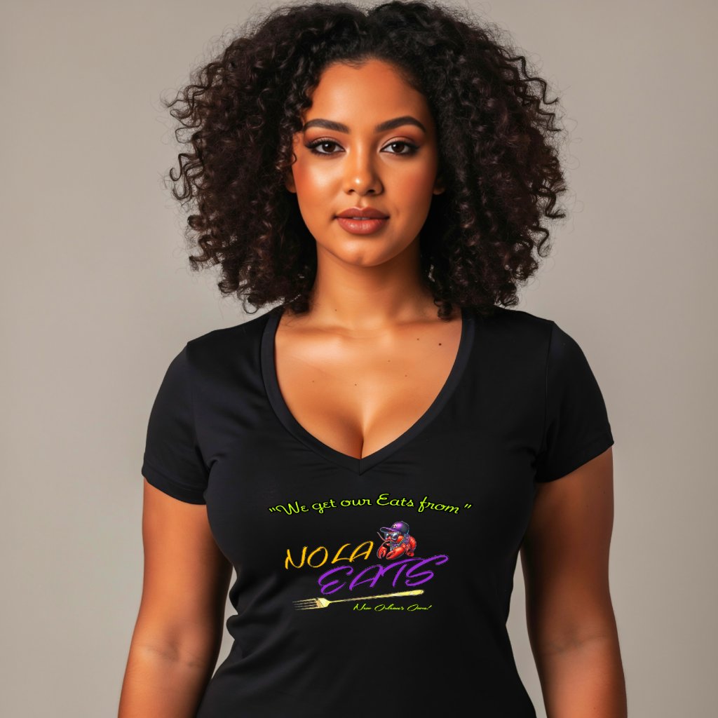 Women's Nola Eats V-Tee