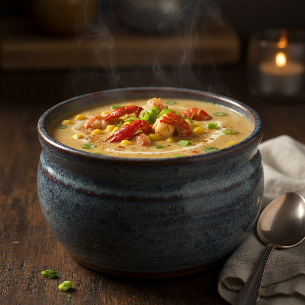 Cup of Crawfish & Corn Chowder