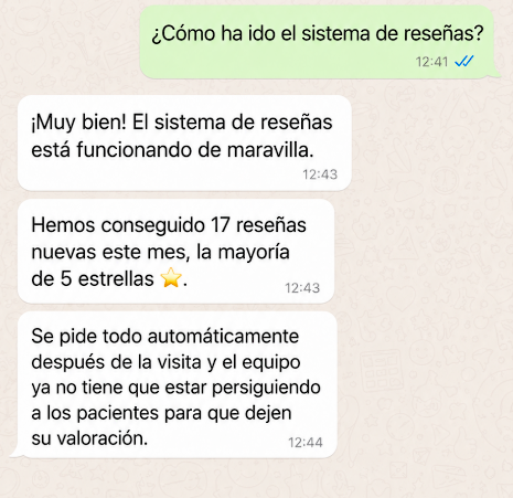Testimonio real por WhatsApp 6