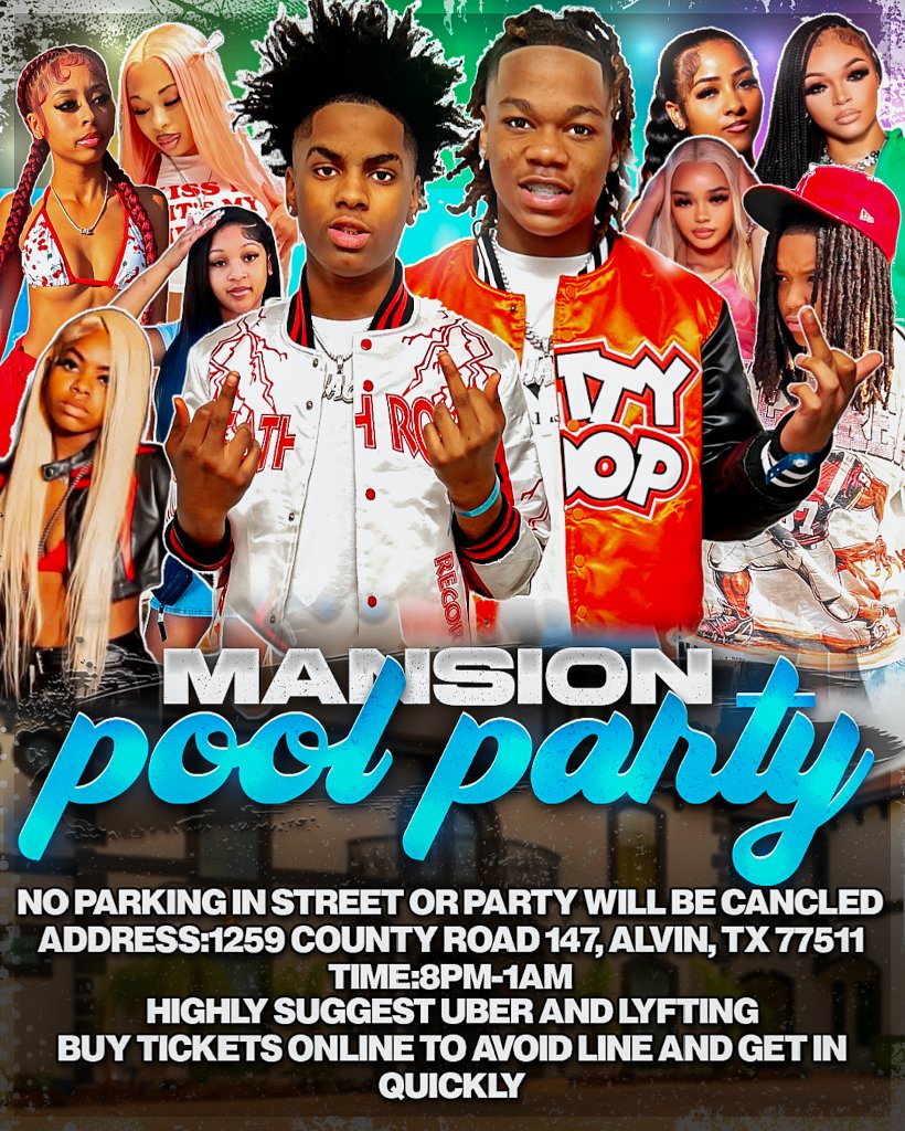 Mansion Pool Party
