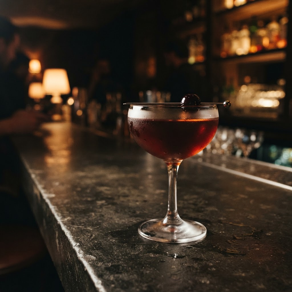 Austero Mezcal Manhattan