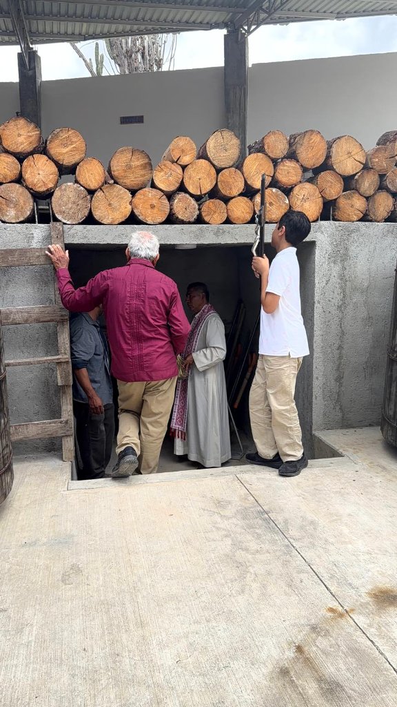 Descending to the fermentation cellar