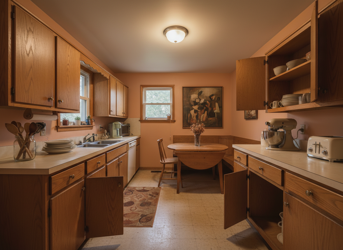 Maple Ridge Kitchen before renovation