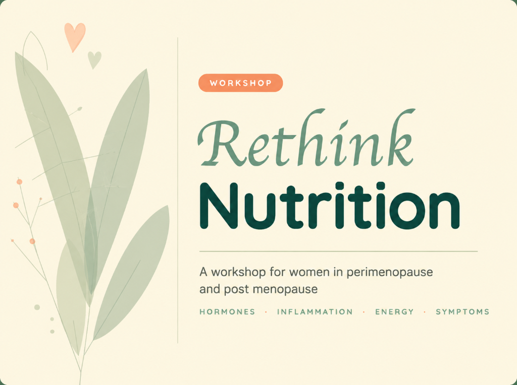 Rethink Nutrition After 40