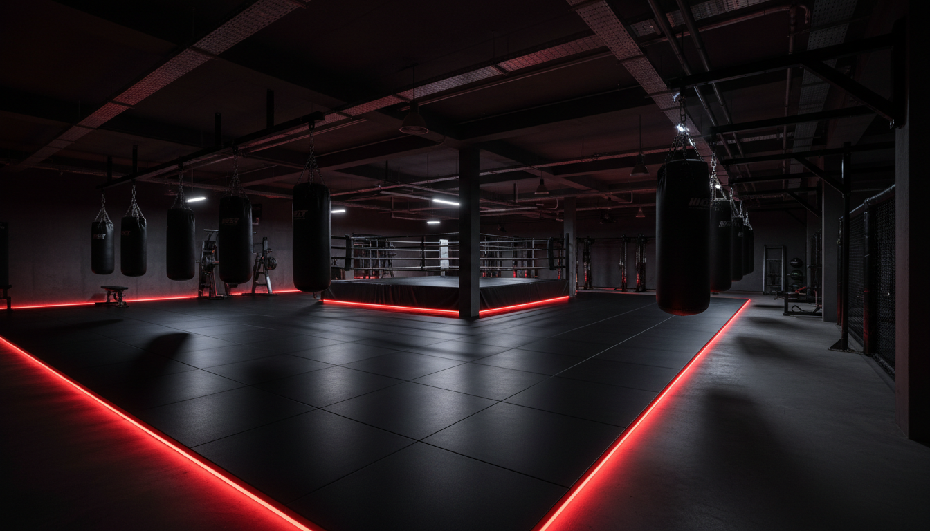 UFC GYM Egypt interior with professional equipment