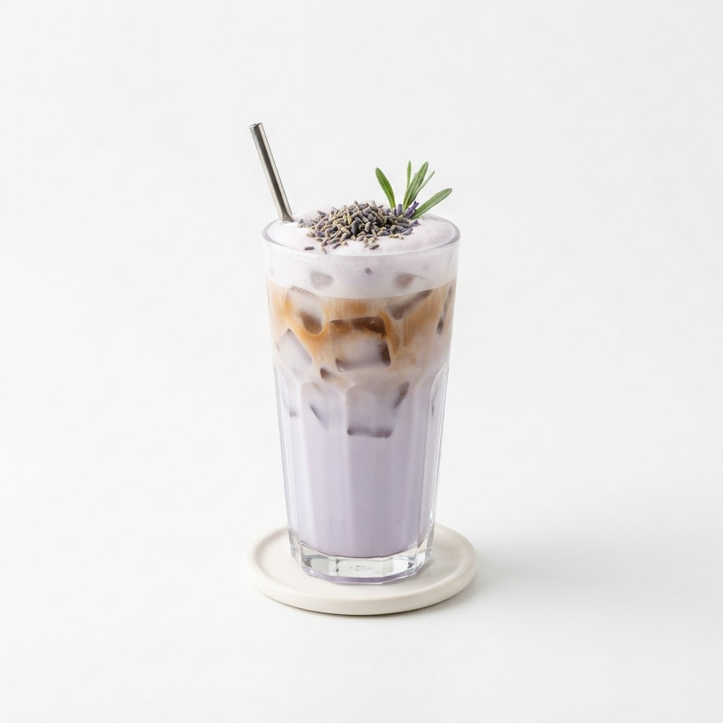Iced Lavender Latte
