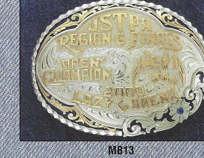 MB13 Hand Cut Buckle handcrafted belt buckle