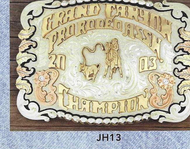 JH13 Hand Cut Buckle handcrafted belt buckle