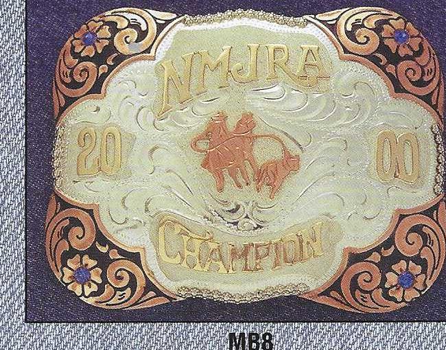 MB8 Hand Cut Buckle handcrafted belt buckle