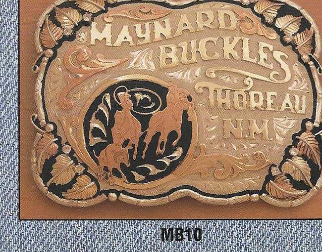 MB10 Hand Cut Buckle handcrafted belt buckle