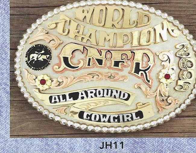 JH11 Hand Cut Buckle handcrafted belt buckle