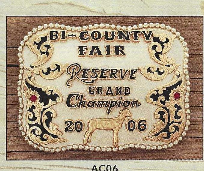 AC6 Buckle handcrafted belt buckle