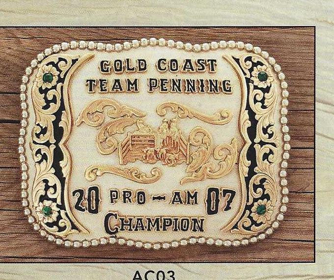 AC3 Buckle handcrafted belt buckle