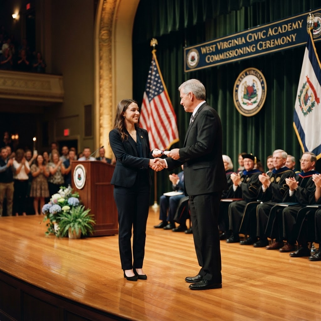 A Candidate Ready graduate at commissioning
