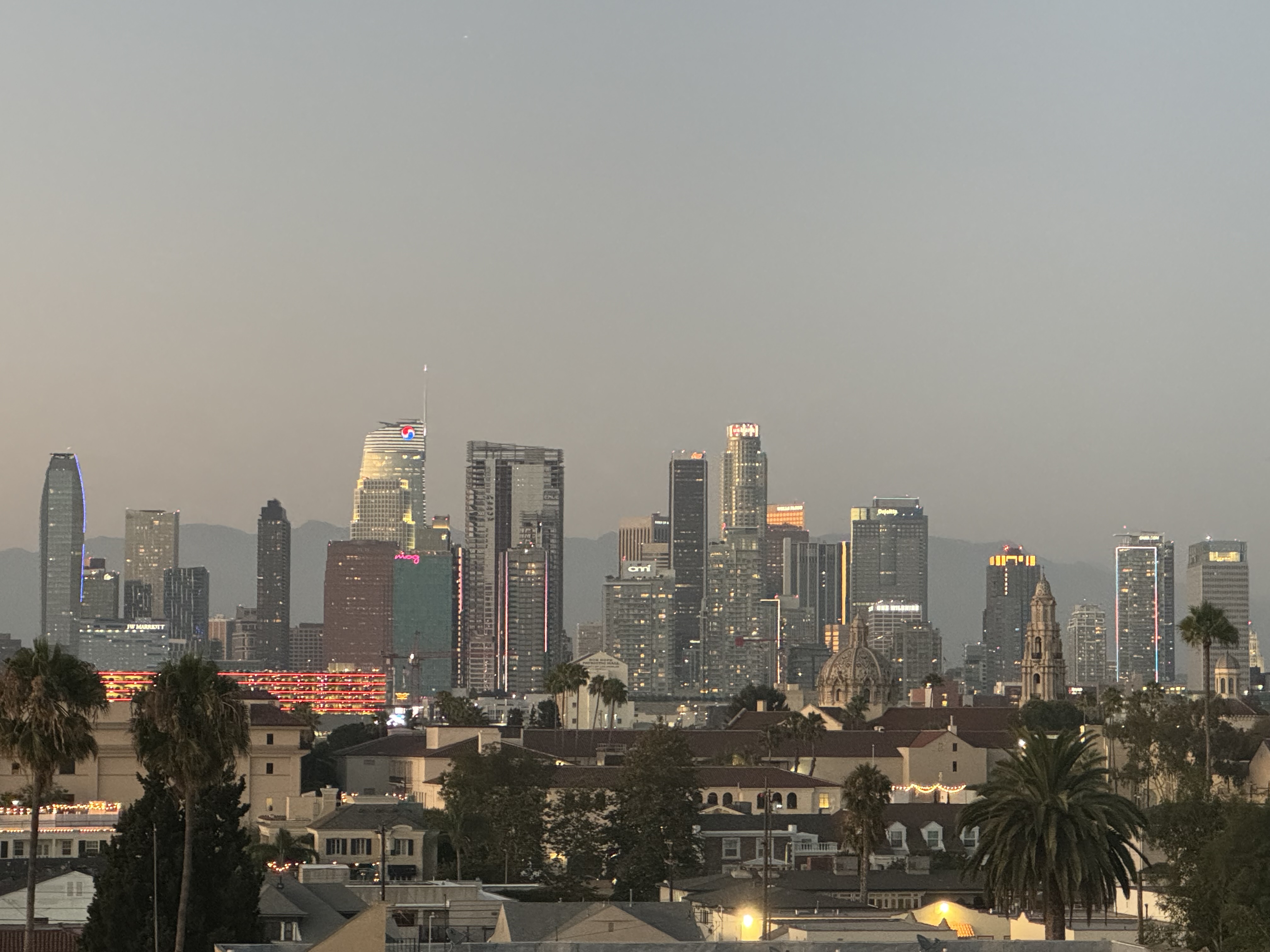 Downtown Los Angeles skyline