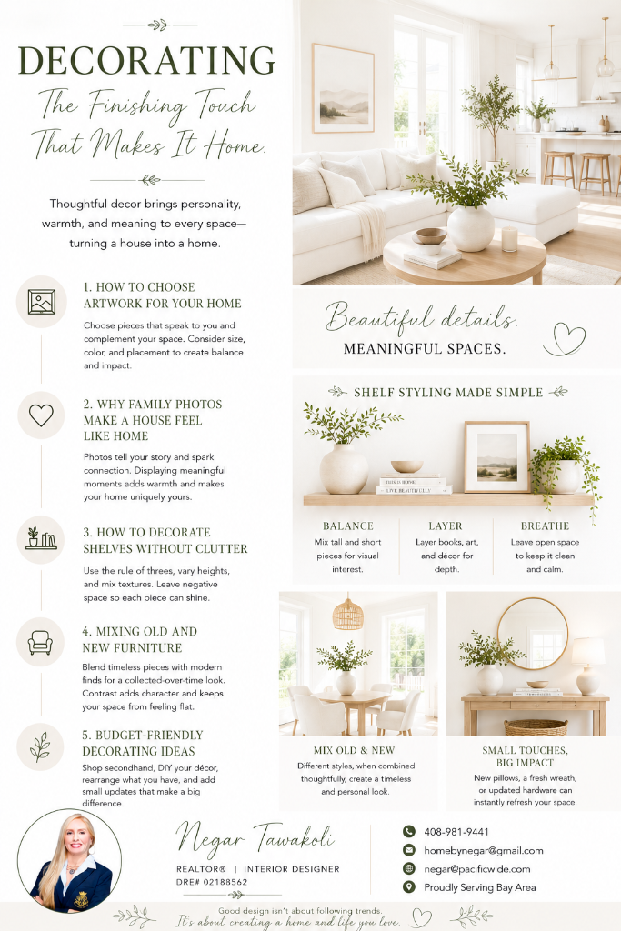 Decorating — The Finishing Touch That Makes It Home