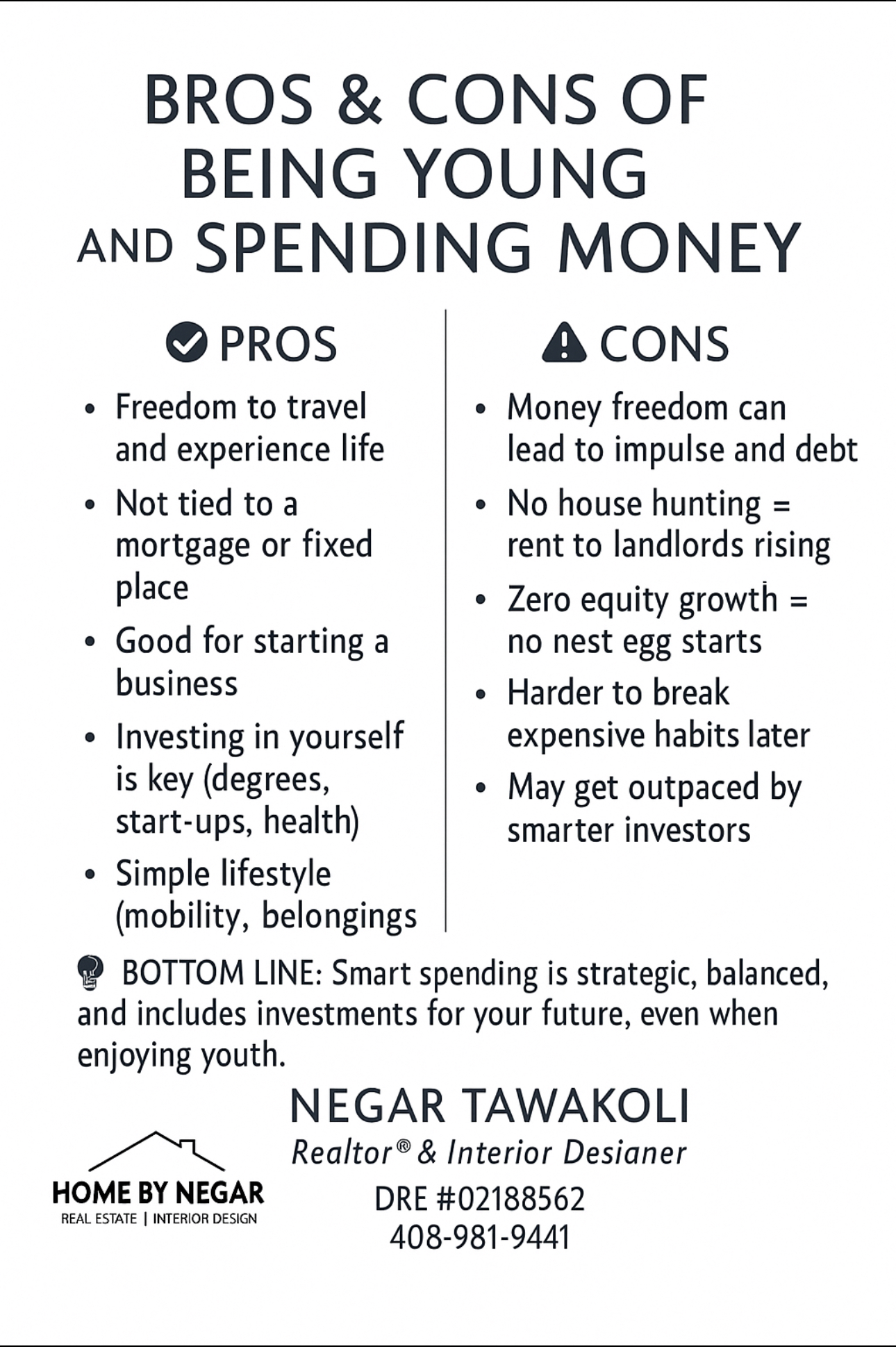 Pros & Cons of Being Young and Spending Money