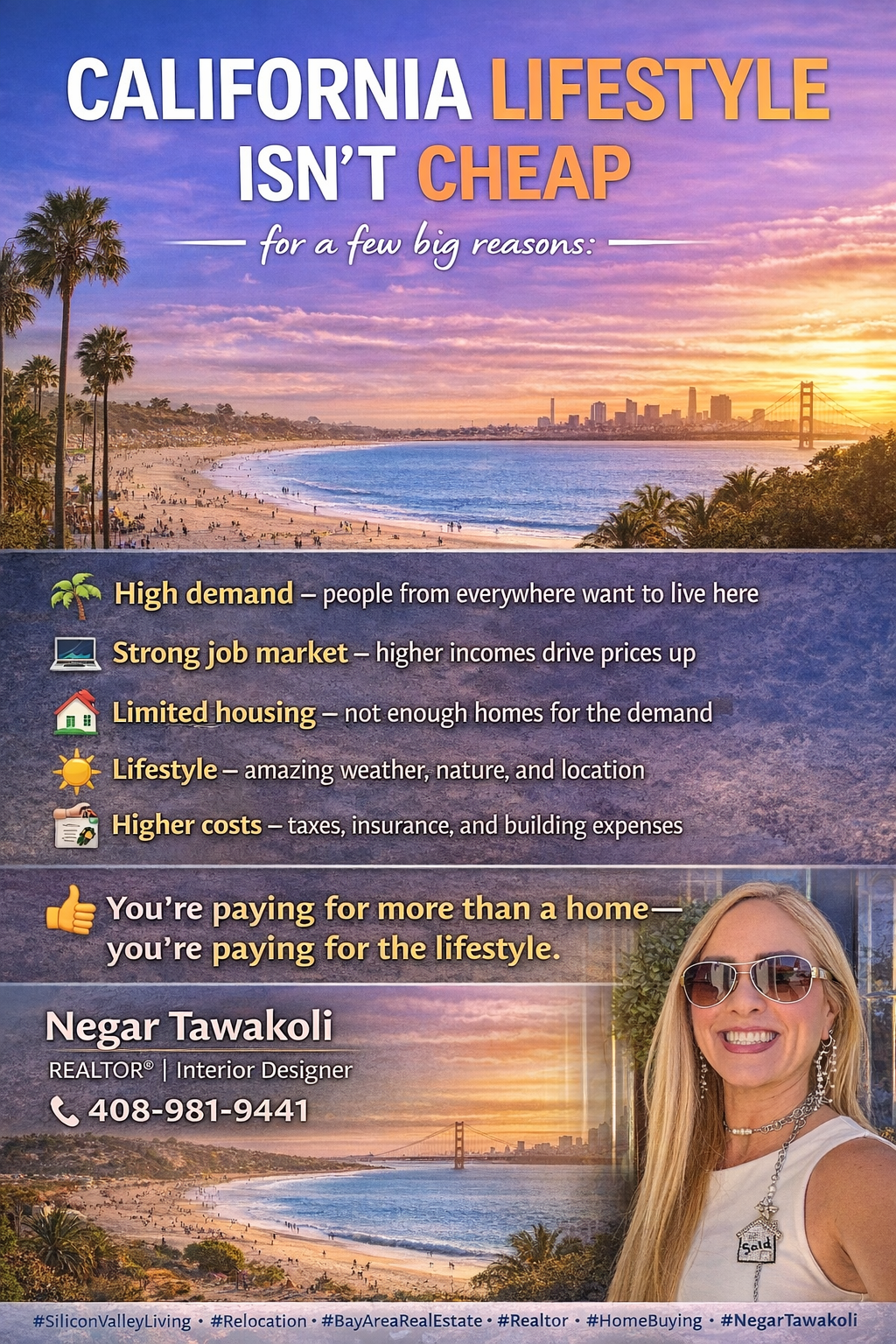 California Lifestyle Isn't Cheap — for a Few Big Reasons