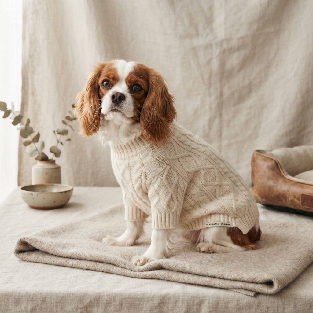 Cashmere Cable-Knit Pet Sweater