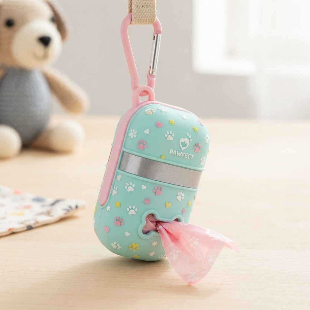 Reflective Dog Waste Bag Dispenser