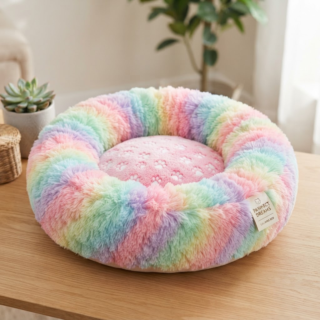 Calming Cat Bed Donut