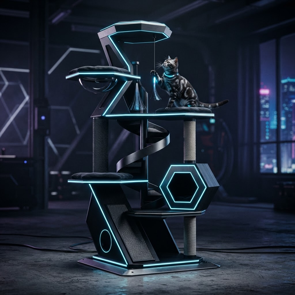 Cat Tree Tower (5-tier) โ Cool Edition