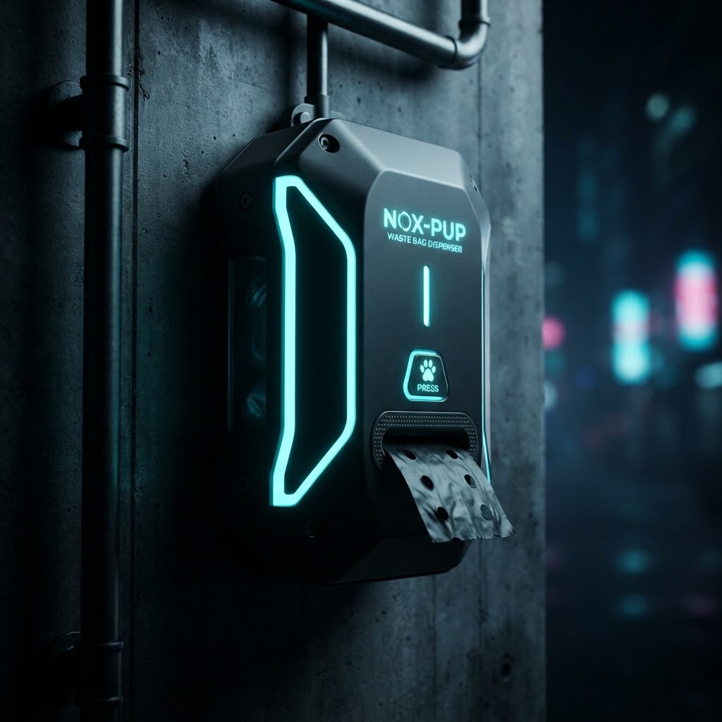 Reflective Dog Waste Bag Dispenser โ Cool Edition