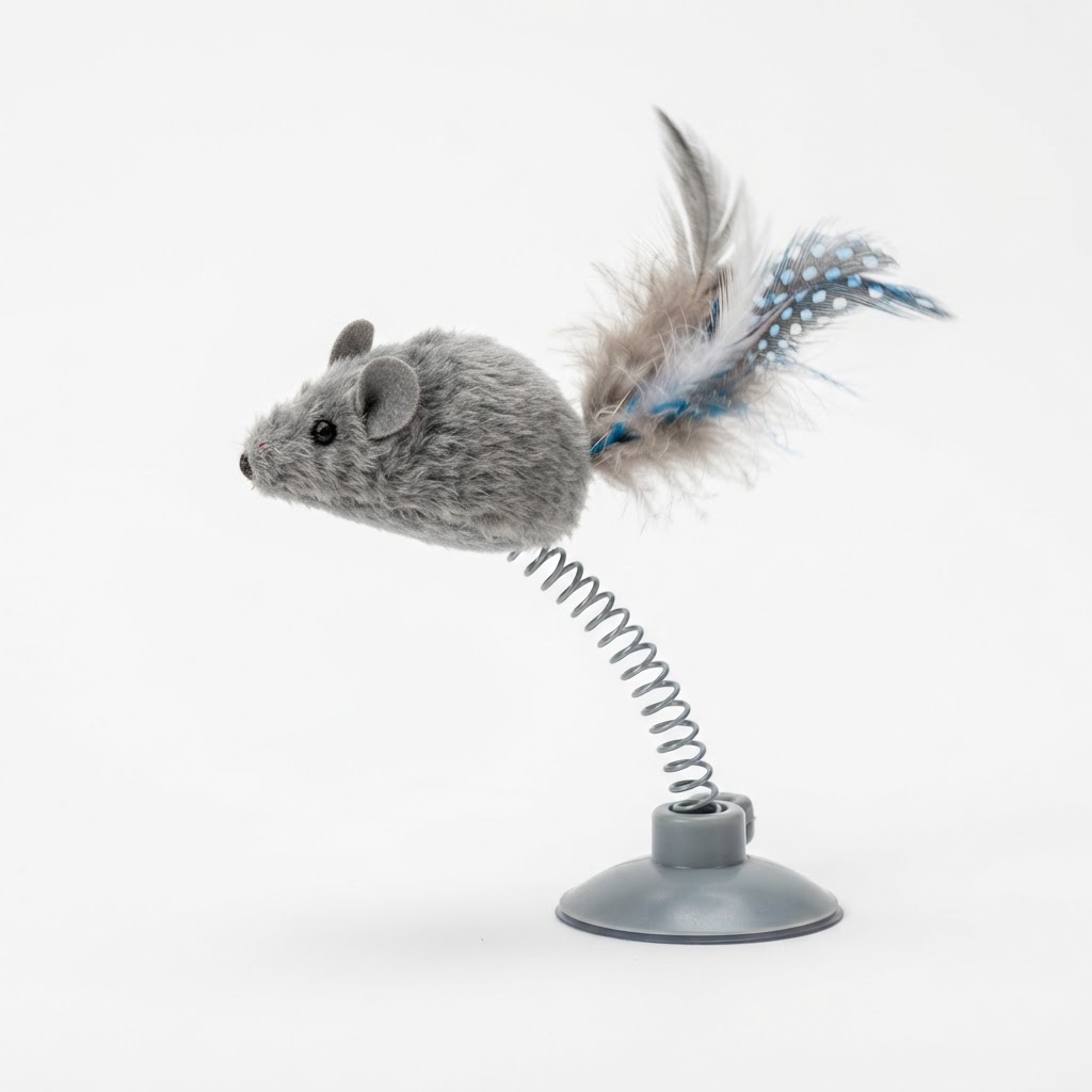 Spring-Loaded Feather Mouse