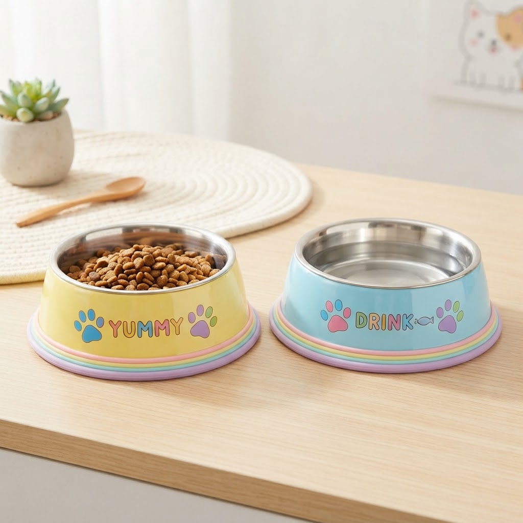 Stainless Steel Food Bowl Set