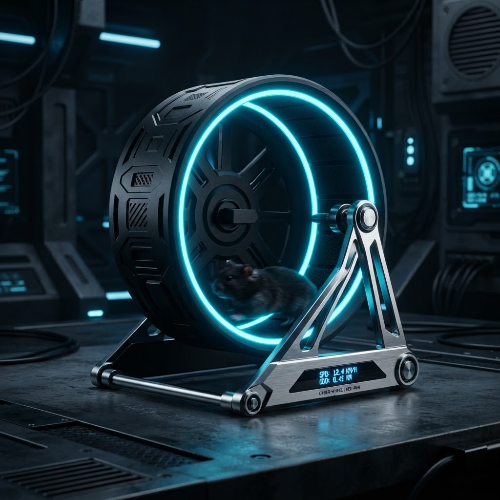 Hamster Wheel (Silent) โ Cool Edition