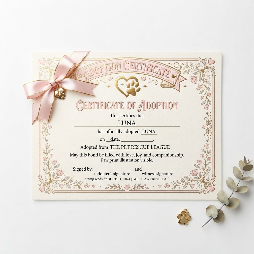 Free Adoption Certificate