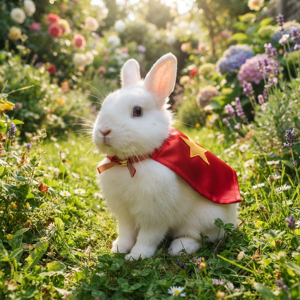 Rabbit Superhero Cape