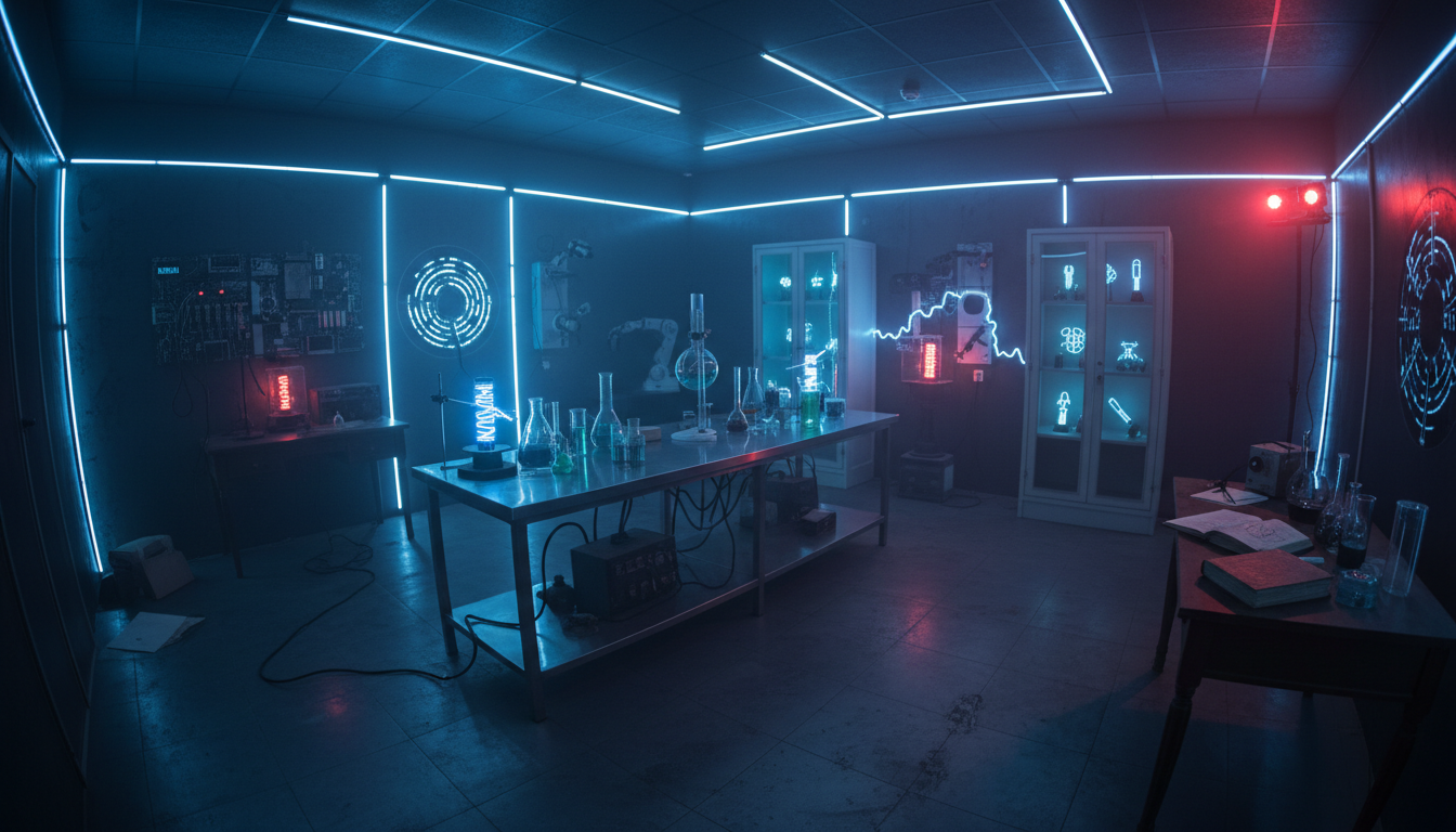 Escape room atmosphere
