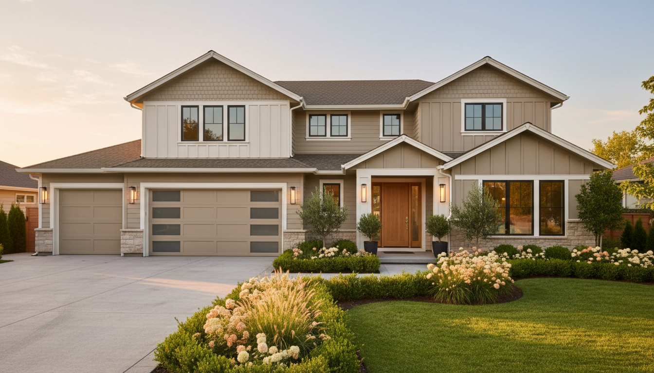 Beautiful home exterior