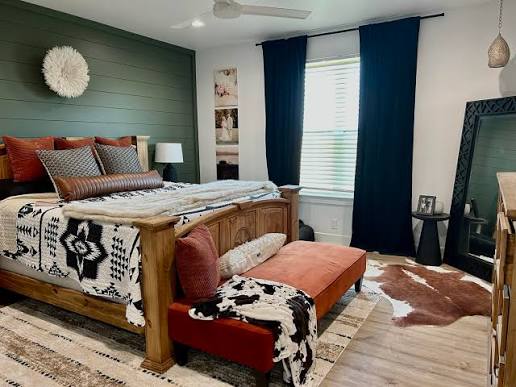 Olive Green Accent Wall