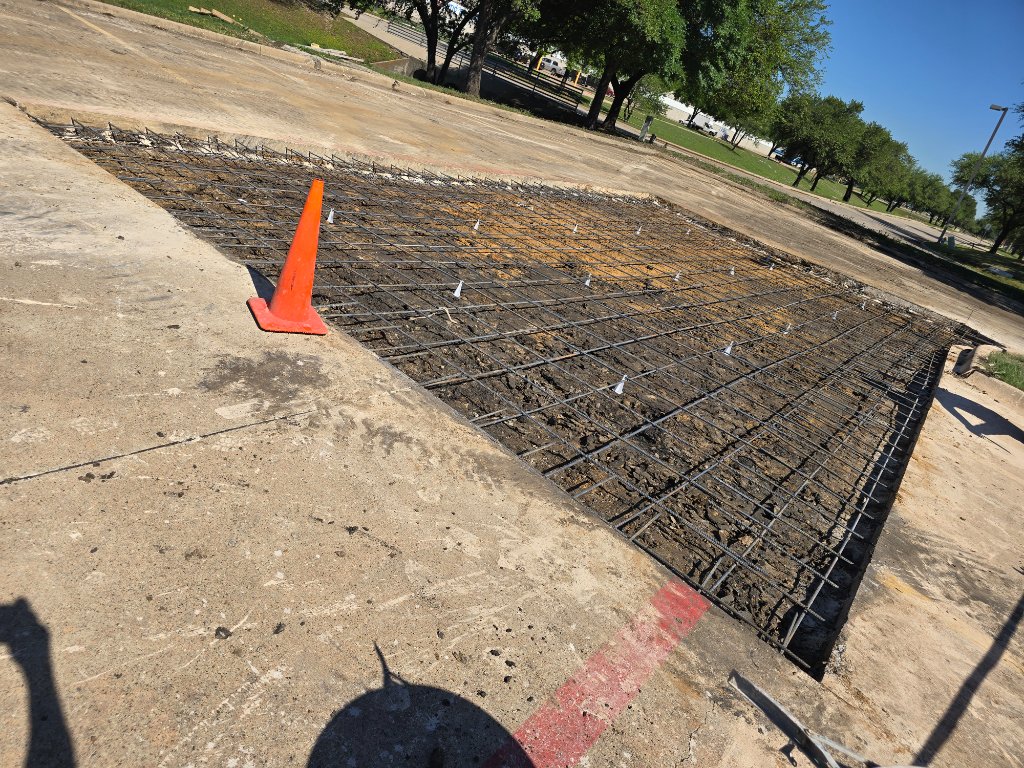 Commercial rebar grid preparation