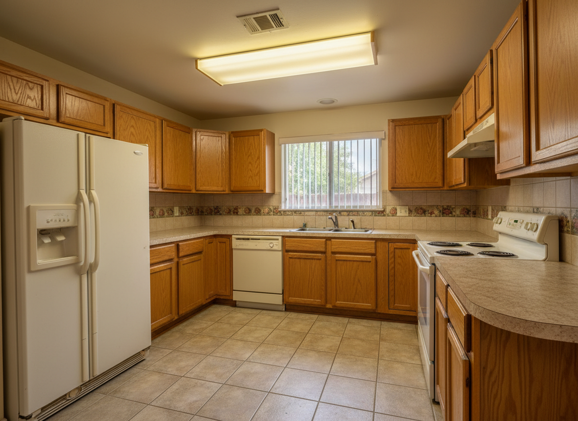 Kitchen before renovation