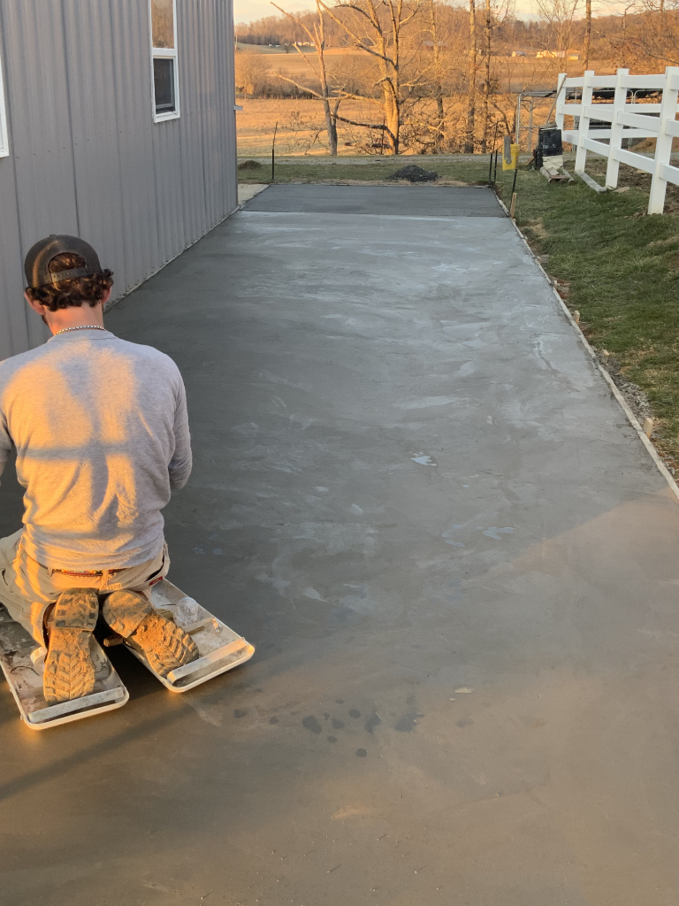 Poured Porch Slab