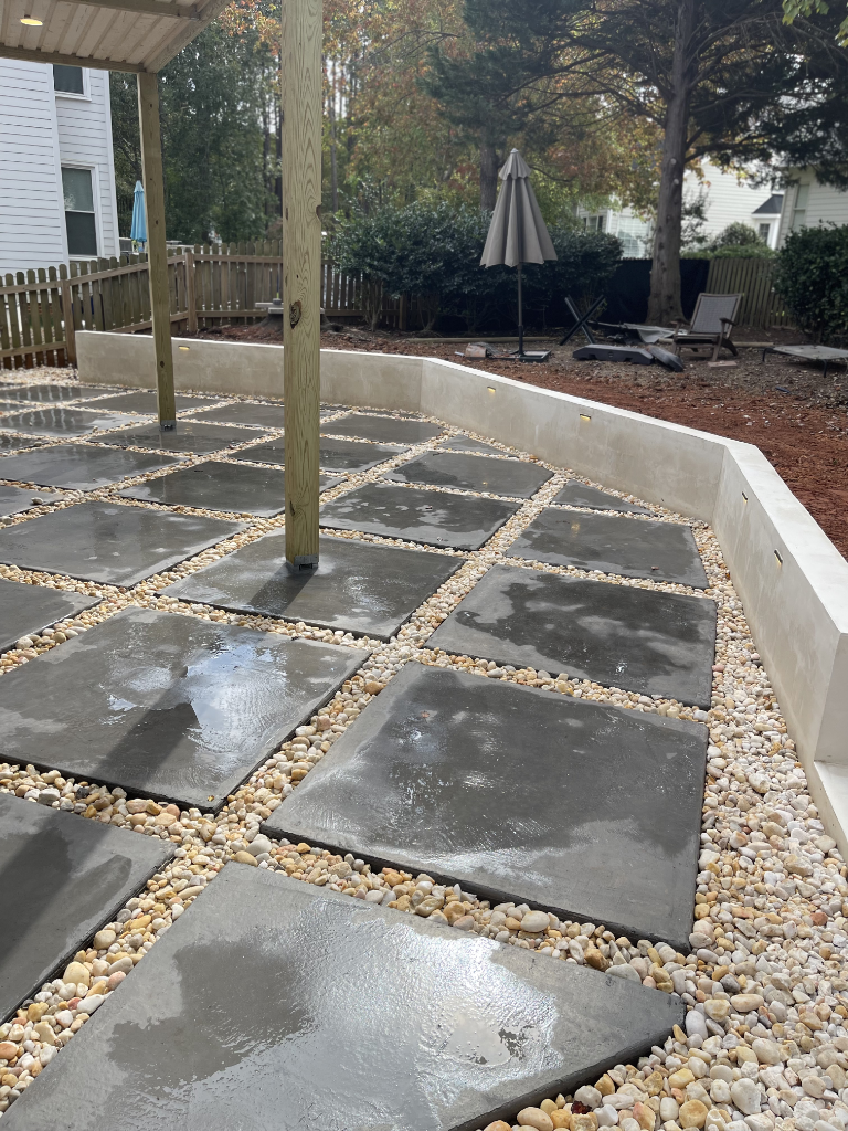 Stamped Walkway Section