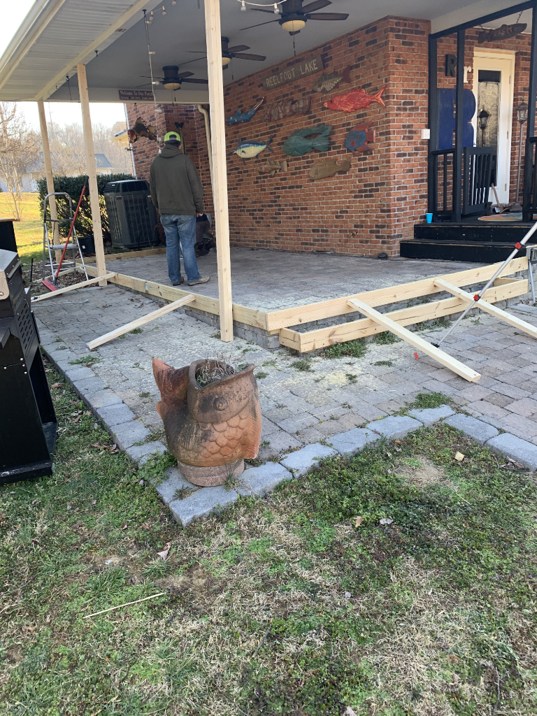 Patio Slab Pour